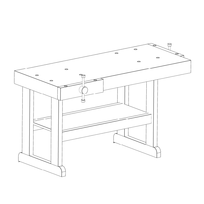 Mokyklinis darbastalis, medinis darbastalis, staliaus darbastalis, mokyklos darbų pamokos baldai, baldai darbų pamokai, varstotas, staliaus varstotas mokyklinis varstotas