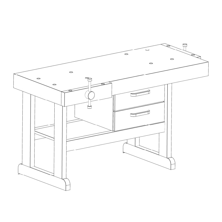 Mokyklinis darbastalis, medinis darbastalis, staliaus darbastalis, mokyklos darbų pamokos baldai, baldai darbų pamokai, varstotas, staliaus varstotas mokyklinis varstotas