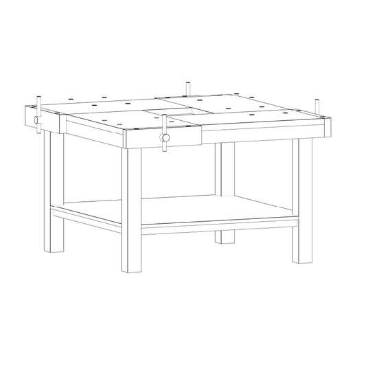 Mokyklinis darbastalis, medinis darbastalis, staliaus darbastalis, mokyklos darbų pamokos baldai, baldai darbų pamokai, varstotas, staliaus varstotas mokyklinis varstotas