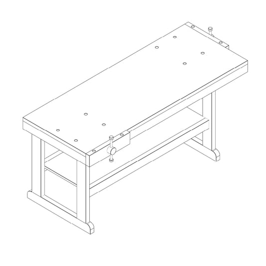 Mokyklinis darbastalis, medinis darbastalis, staliaus darbastalis, mokyklos darbų pamokos baldai, baldai darbų pamokai, varstotas, staliaus varstotas mokyklinis varstotas