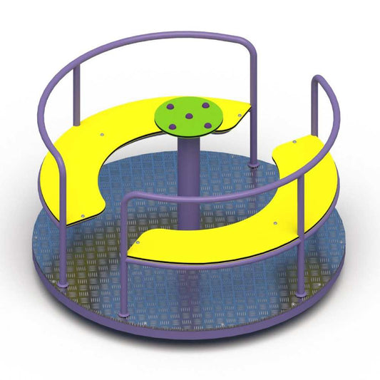 Karuselė su sėdynėmis vaikų darželiui – smagus sukimosi žaidimas lauke