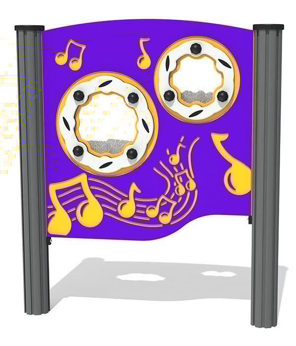 Lauko muzikinis komplektas vaikams su mušamaisiais elementais