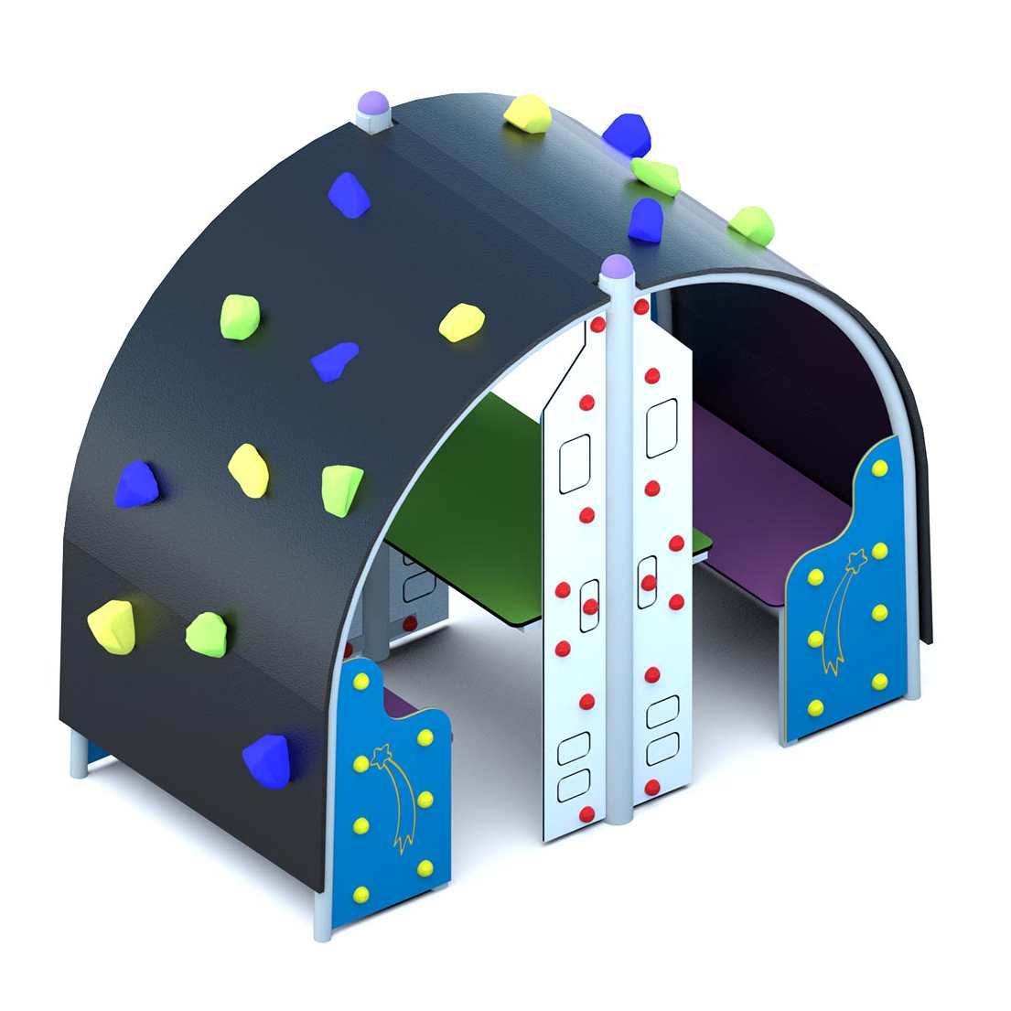 palvingas vaikų žaidimų namelis darželio kiemui 