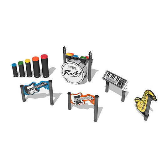 Muzikinis užsiėmimas vaikams darželio lauko erdvėje