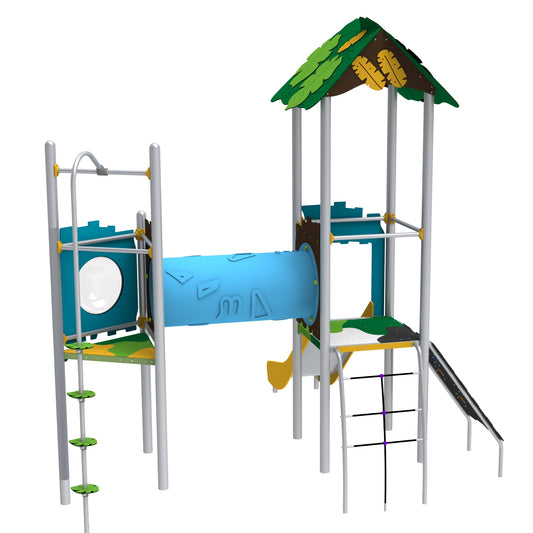 Edukacinis žaidimų aikštelės komplektas vaikų darželiui – mokymuisi per žaidimą