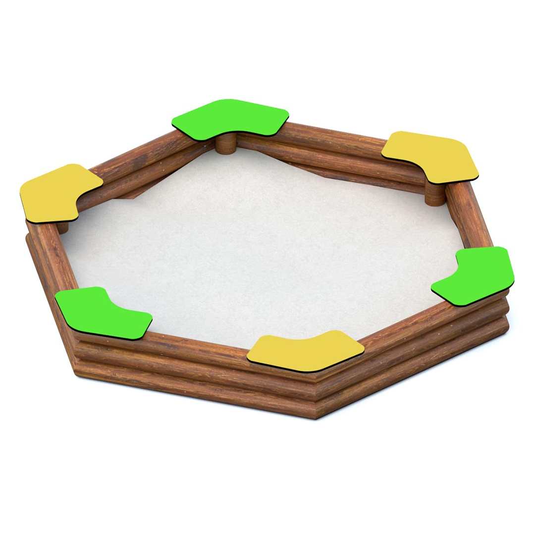 Smėlio dėžė su sėdynėmis vaikams – patogi vieta žaisti ir bendrauti