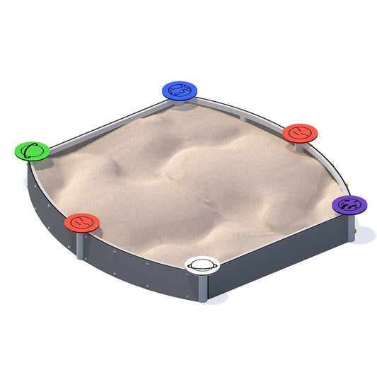 Smėlio dėžė vaikų darželio kiemui – kūrybiškas žaidimas ir smagus laikas lauke